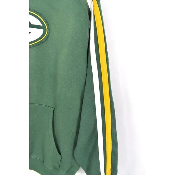 Vintage Green Bay Packers hoodie, NFL green embroidered sweatshirt - AU Large - Picture 3 of 6